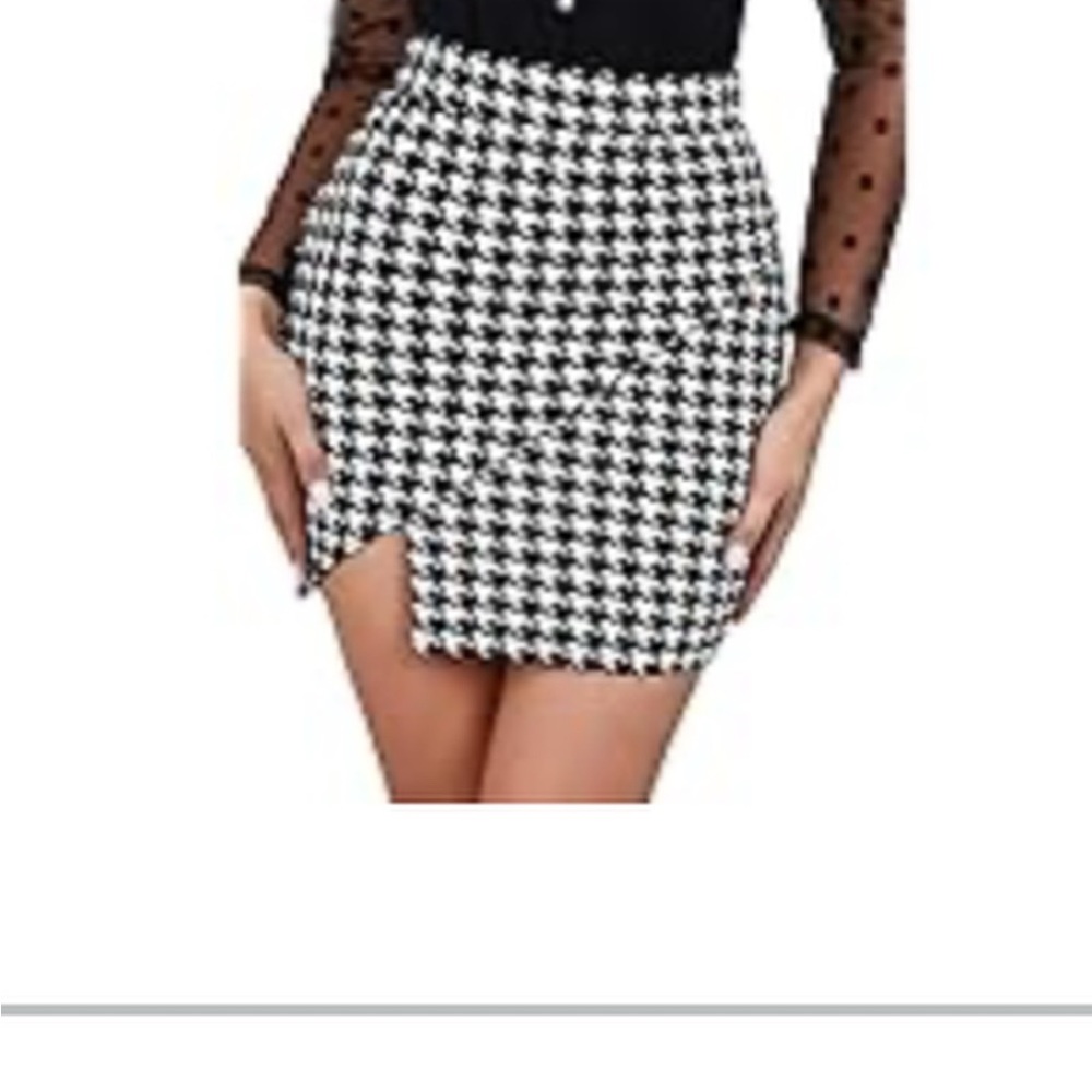 Small plaid mini skirt
